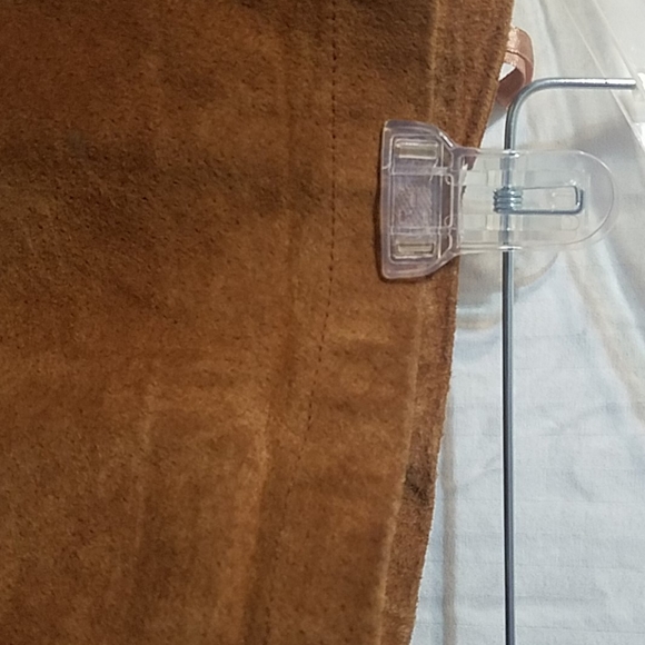 Tan Suede Pants - Picture 6 of 8